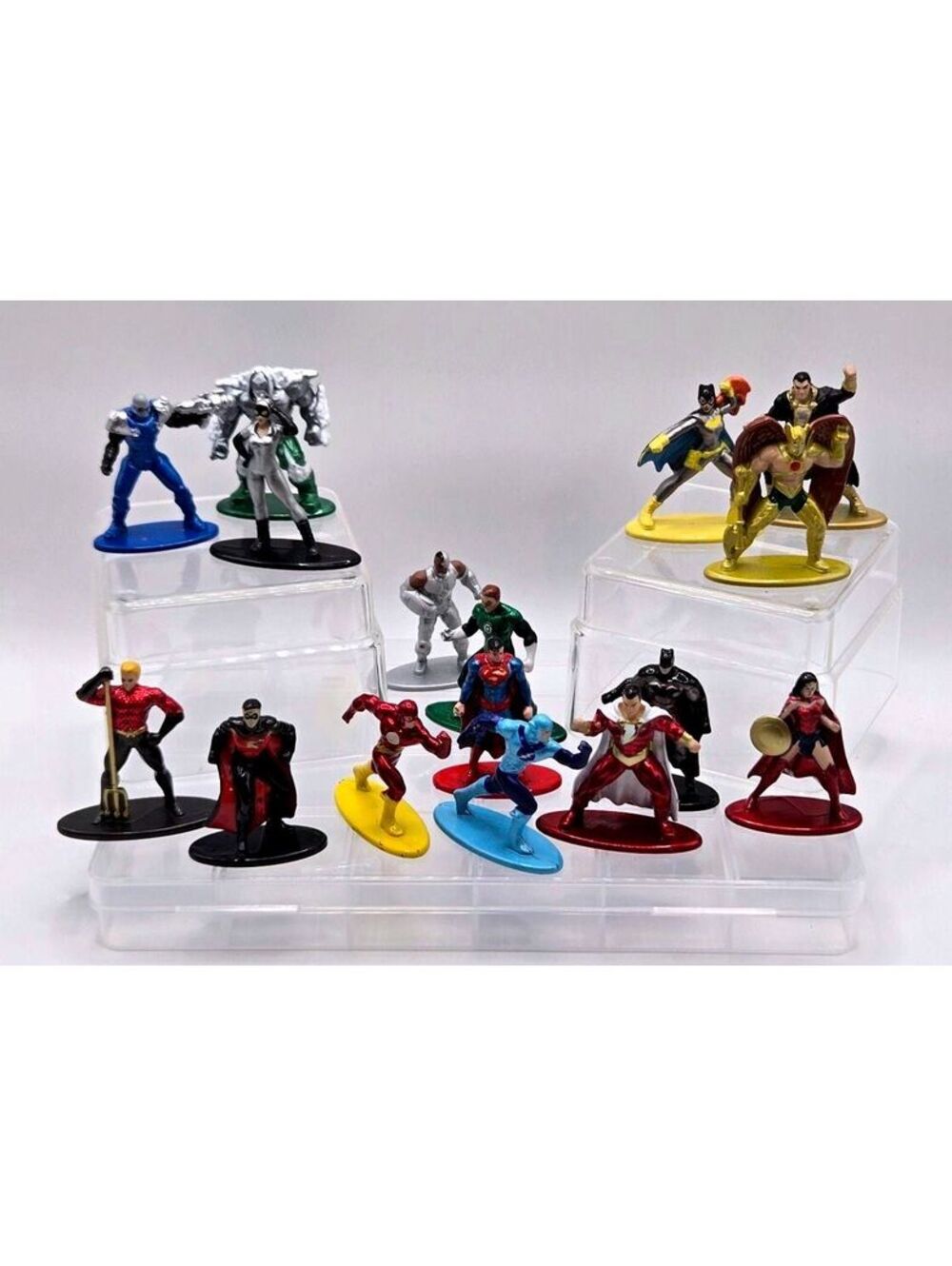 Jada Toys Nano MetalFigs DC Comics Die-Cast Collectible Figures Mixed Lot